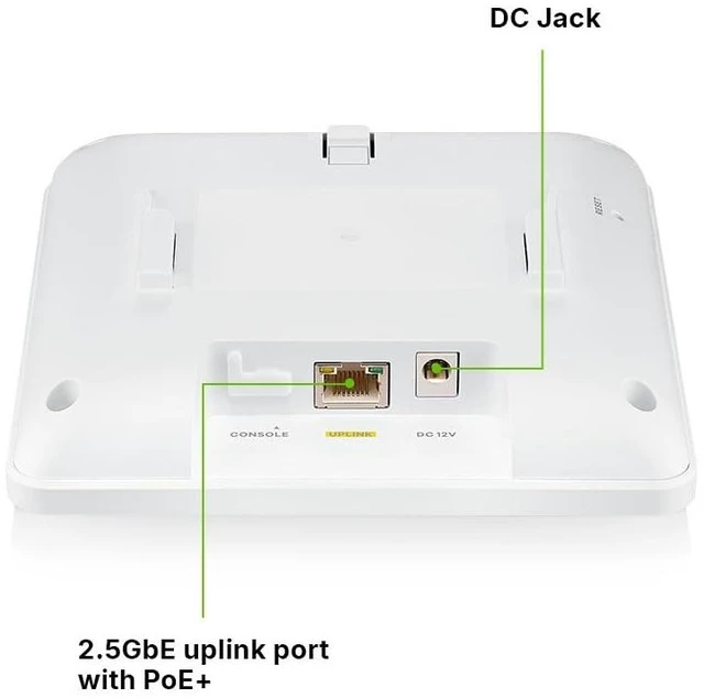 Alt view image 17 of 17 - Zyxel WiFi 7 BE5100 4-Stream Dual-Radio Wireless Access Point for Small Business