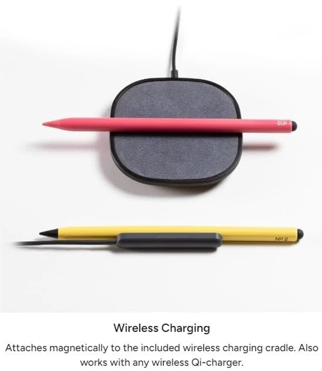 Alt view image 2 of 7 - ZAGG Pro Stylus 2 Wireless Charging Stylus Grey