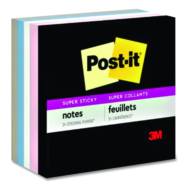 Alt view image 2 of 2 - Post-it Super Sticky Notes Simply Serene 3x3in 5-Pack