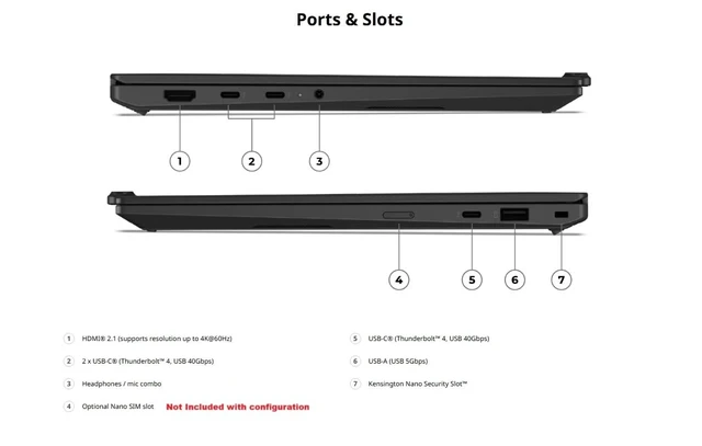 Alt view image 17 of 20 - Lenovo ThinkPad X1 Carbon Gen 14 Aura Edition Intel Laptop, 14" Low Blue Light, Intel Core Ultra 5 335 vPro, 32GB, 512GB SSD
