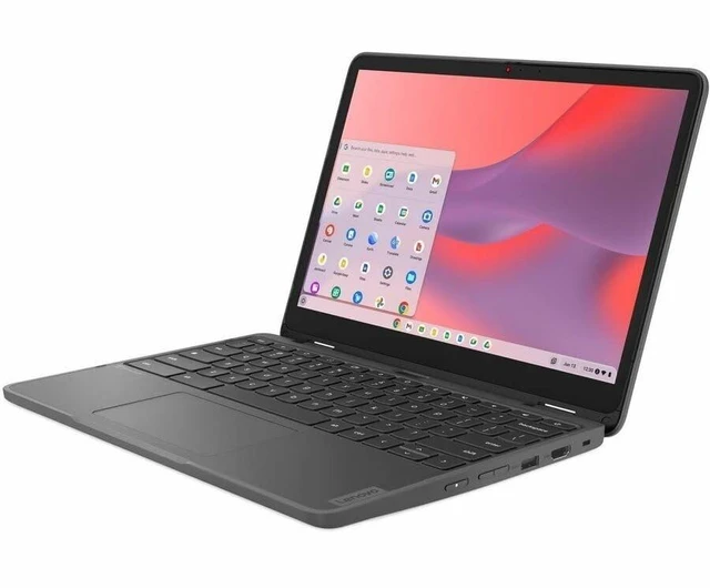 Alt view image 11 of 13 - Lenovo 500e Yoga Chromebook Gen 4 82W40039US 12.2" Touchscreen Convertible 2 in 1 Chromebook - WUXGA - 60 Hz - Intel N-Series N100 - 4 GB - 32 GB Flash Memory - English Keyboard - Graphite Gray -