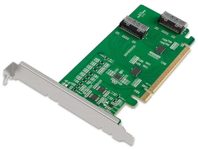 Main image of EXLINK MB308A5 PCIE 5.0 X16 NVM E HOST ADAPTER CARD WITH 2 MCIO 8
