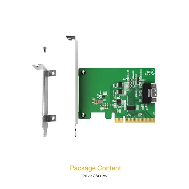 Alt view image 7 of 7 - EXLINK MB409A4 SLIMSAS 8I (SFF- 8654) TO PCIE 4.0 X8 ADAPTER CARD W