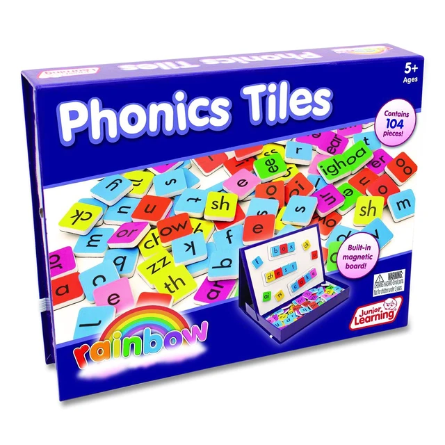 Alt view image 5 of 5 - Junior Learning Rainbow Phonics Tiles (JRL654)