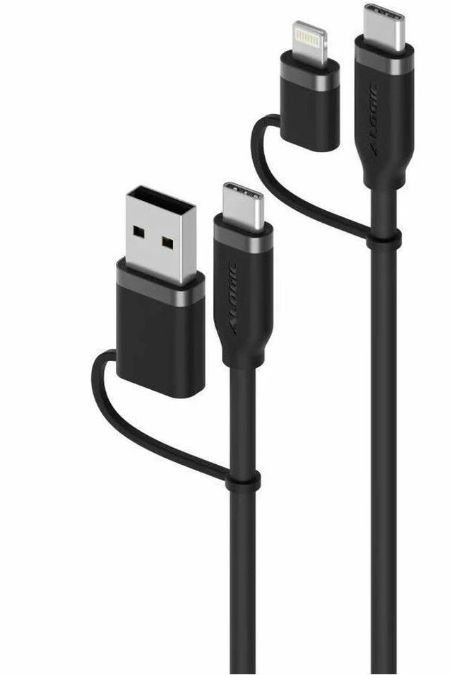 Main image of Alogic 1.5m 100W Universal Charging Cable ELSI4IN1U2BK15