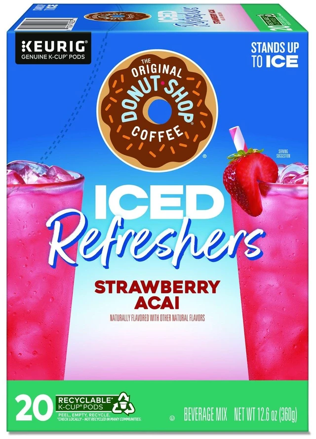 Main image of ICED Refreshers K-Cup Pods Strawberry Acai 20/Box 5000379382