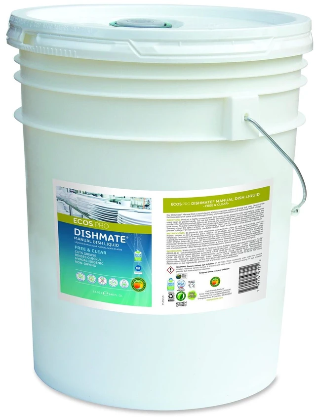 Alt view image 5 of 5 - ECOS PL9721/05 Liquid Dish Soap, 5 gal, Bucket, Concentrated, Unscented