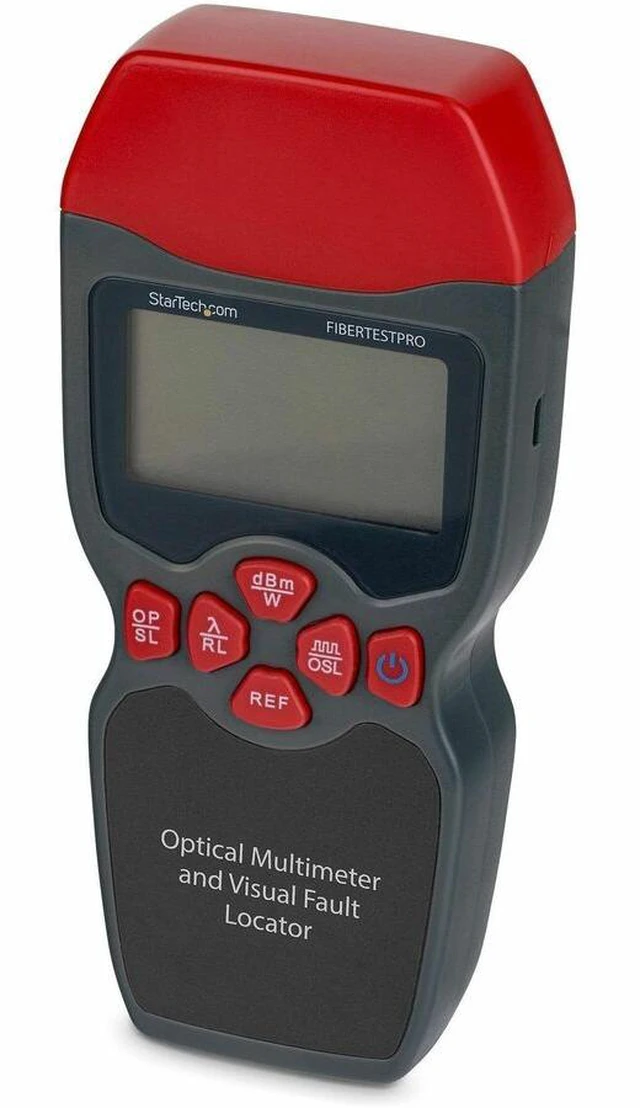 Main image of StarTech Fiber Optic Cable Tester - Multi-function Optical Fiber Tester - Light Power Meter - Visual Fault Locator for FC/SC/ST Fiber - FIBERTESTPRO