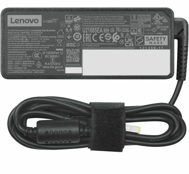 Alt view image 7 of 7 - Lenovo ThinkCentre 65W AC Adapter (Slim Tip)