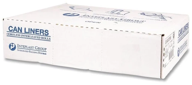 Alt view image 5 of 5 - Institutional Low-Density Can Liners 45 gal 1.15 mil 40" x 46" Natural Interleaved Roll 20 Bags/Roll 5 Rolls/Carton SLW4046SPNS