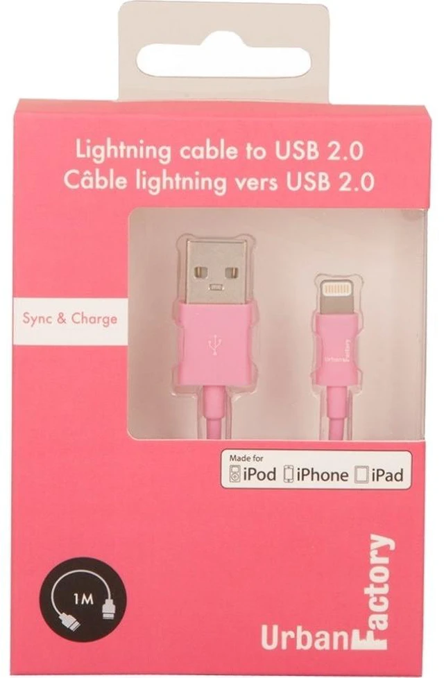 Main image of Urban Factory Sync/Charge Lightning/USB Data Transfer Cable CID32UF