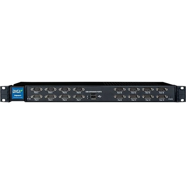 Alt view image 3 of 4 - Digi Edgeport 216 - serial adapter - USB - RS-232 x 16 + USB x 2 Model EP-USB-216