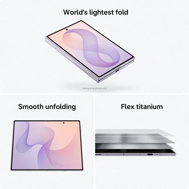 Alt view image 11 of 12 - Samsung Galaxy Z Fold8 SM-F971U 256 GB Smartphone - 7.6" Flexible Folding Screen Dynamic AMOLED 2X QXGA+ 1848 x 2448 - Octa-core (OryonDual-core (2 Core) 4.74 GHz + Oryon Hexa-core (6 Core) 3.60