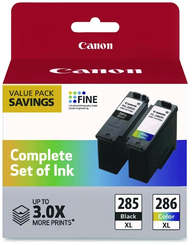 Alt view image 9 of 15 - Canon PG-285 XL / CL-286 XL Genuine Ink Value Pack (2 Cartridges), Compatible with TR7820, TS7720/7722