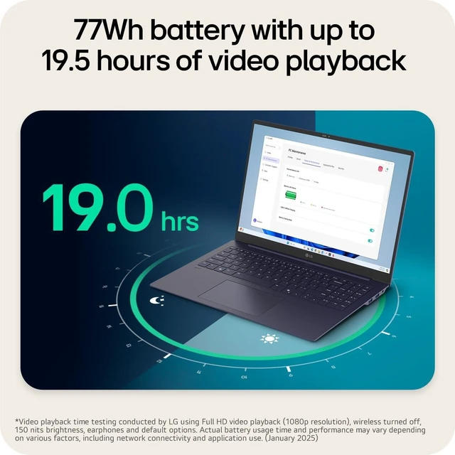 Alt view image 5 of 12 - LG gram Pro 16T90TP-K.AAB4U1 16" Touch Intel Core U7 255H 16GB 1TB SSD W11
