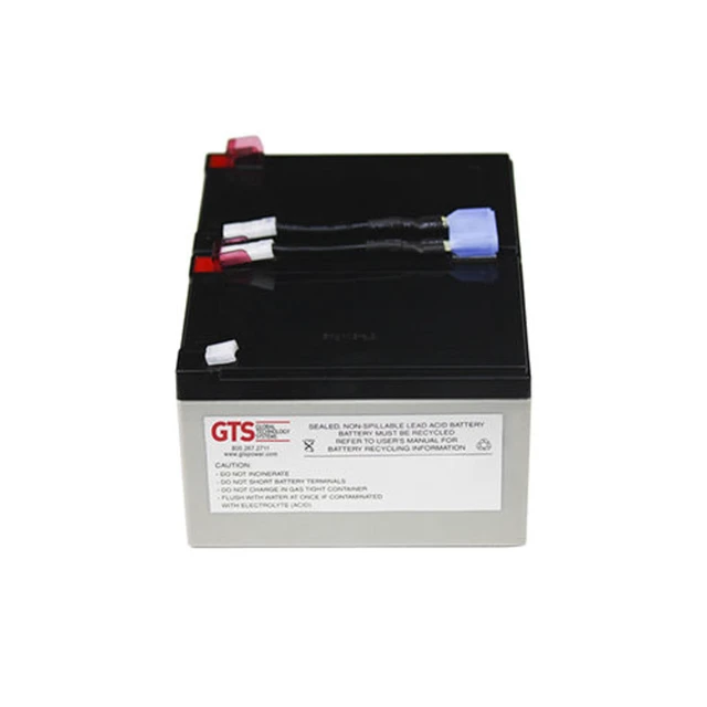 Alt view image 2 of 2 - GTS UPS replacement battery for APC RBC6 - RBC6-GTS