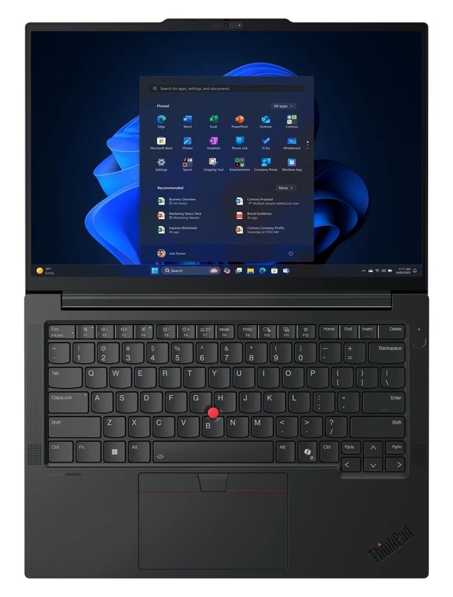 Alt view image 11 of 14 - Lenovo ThinkPad E14 Gen 7 14" Touch Intel Core Ultra 7 258V 2.2GHz 32GB RAM 1TB SSD WIN11P, Black - OEM