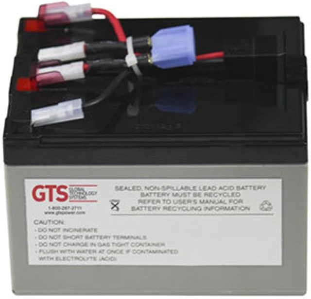 Alt view image 2 of 2 - GTS UPS replacement battery for APC RBC48 - RBC48-GTS