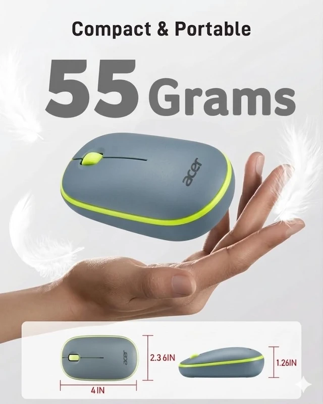 Alt view image 3 of 5 - Acer Bubble AMR100 Mouse GPMCE1103H