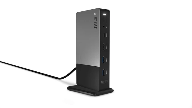 Alt view image 7 of 7 - MSI PC Docking Station Gen2 USB-C 100W PD Charging 1P151E001
