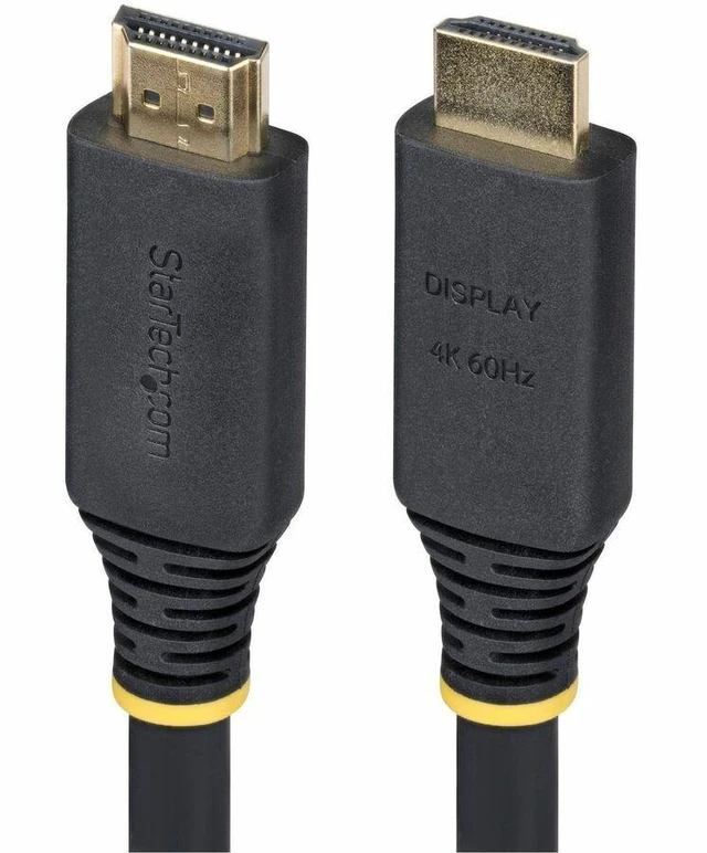 Alt view image 3 of 7 - StarTech 10m (32.8ft) Active High Speed HDMI Cable, 4K 60Hz/1440p 144Hz, HDR10/HDCP 2.2/ARC, 18Gbps, UHD HDMI 2.0 Cord for TV/Monitor, TPE Jacket