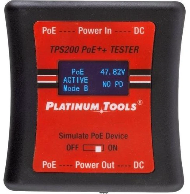 Alt view image 6 of 11 - Platinum Tools PoE++ Tester - PoE Testing - 2 x Network (RJ-45)