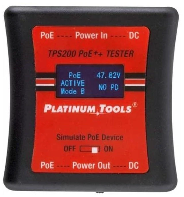 Alt view image 7 of 11 - Platinum Tools PoE++ Tester - PoE Testing - 2 x Network (RJ-45)