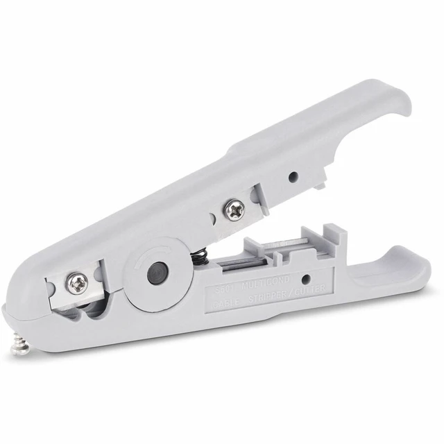 Alt view image 2 of 8 - StarTech Network Cable Stripper and Cutter, Professional Wire Stripper for UTP/FTP/STP/Coax Cables, Rotary Wire Stripping and Cutting Tool Model CABLESTRIPCUT