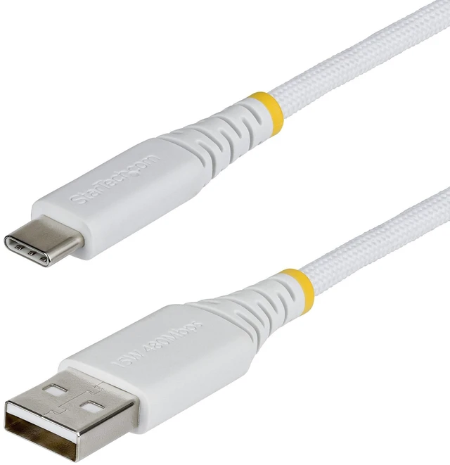 Main image of 5-PACK 3FT USB-A TO USB-C BRAIDED USB 2.0 CHARGER CORD