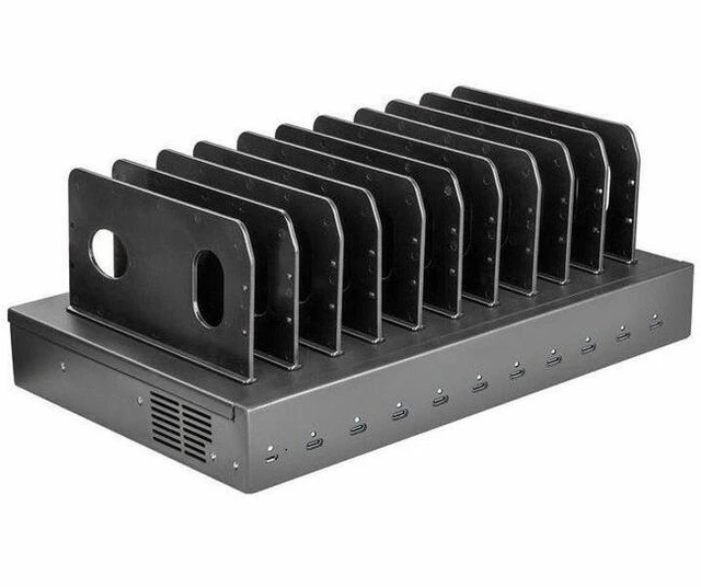 Main image of 4XEM 10-Port USB-C Desktop Charging Station 350W Total 35W Fast Charging per Port 4XC10ST350