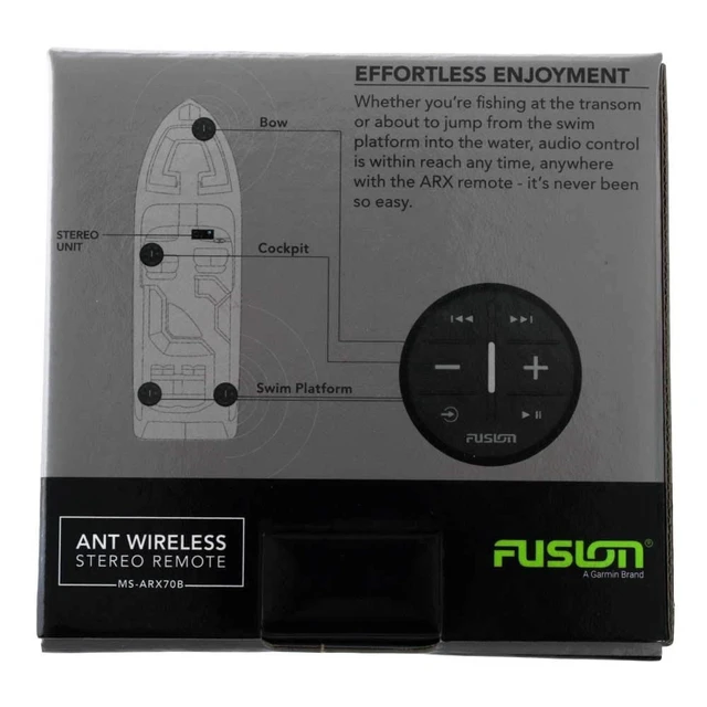 Alt view image 8 of 8 - Fusion ARX70B Wireless Remote - Black