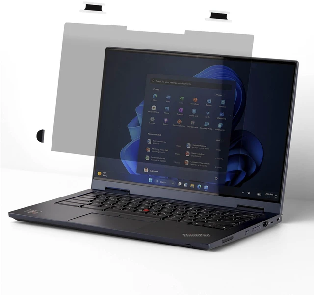 Main image of PRIVACY SCREEN WITH MICROLOUVER TECHNOLOGY DARKENS THE SCREEN VIEW - FOR 13.3IN