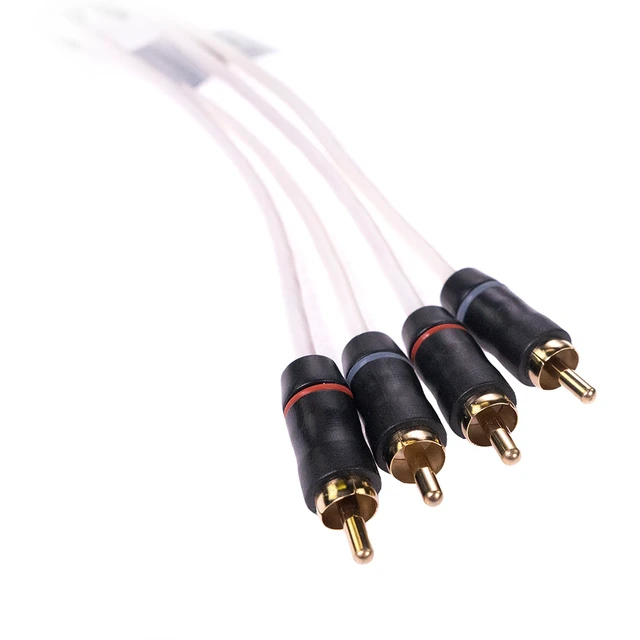 Alt view image 8 of 8 - Fusion MS-FRCA6 6 ft 4-Way Shielded RCA Cable 010-12618-00 Shielded RCA Cable