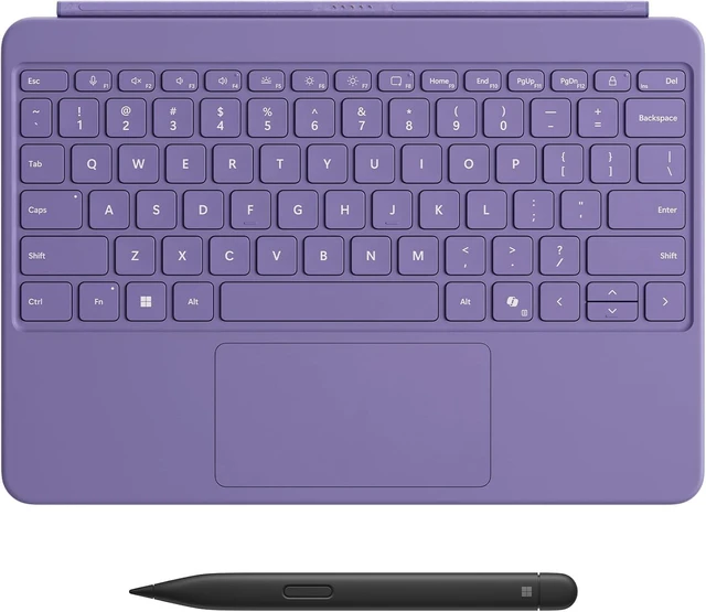 Main image of Microsoft Surface Pro 12" Keyboard with Slim Pen - Violet - English
