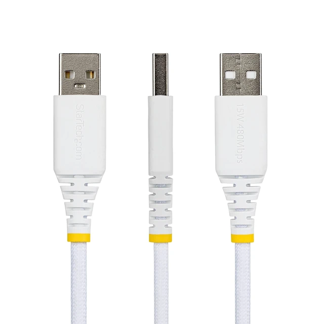 Alt view image 4 of 5 - 6FT USB-A TO USB-C CABLE BRAIDED USB 2.0 CHARGER CORD
