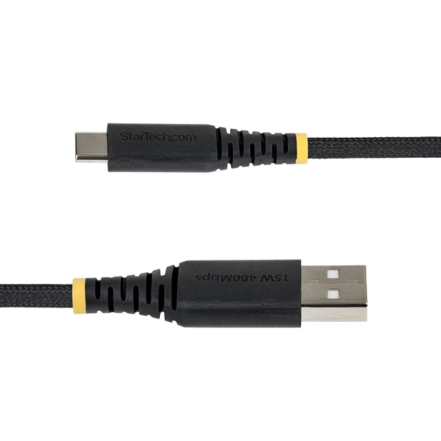 Alt view image 4 of 5 - USB-A TO USB-C CHARGING CABLE SUPPORTS 15W/3A FAST CHARGING AND USB 2.0 (480MBPS