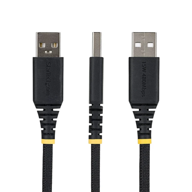 Alt view image 3 of 5 - USB-A TO USB-C CHARGING CABLE SUPPORTS 15W/3A FAST CHARGING AND USB 2.0 (480MBPS