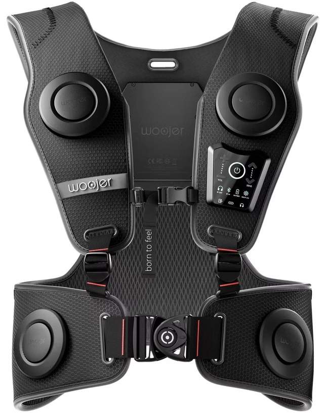 Main image of Woojer Haptic Vest 3 For Games, Music, Movies, VR & Wellness WJRV3-101, Black