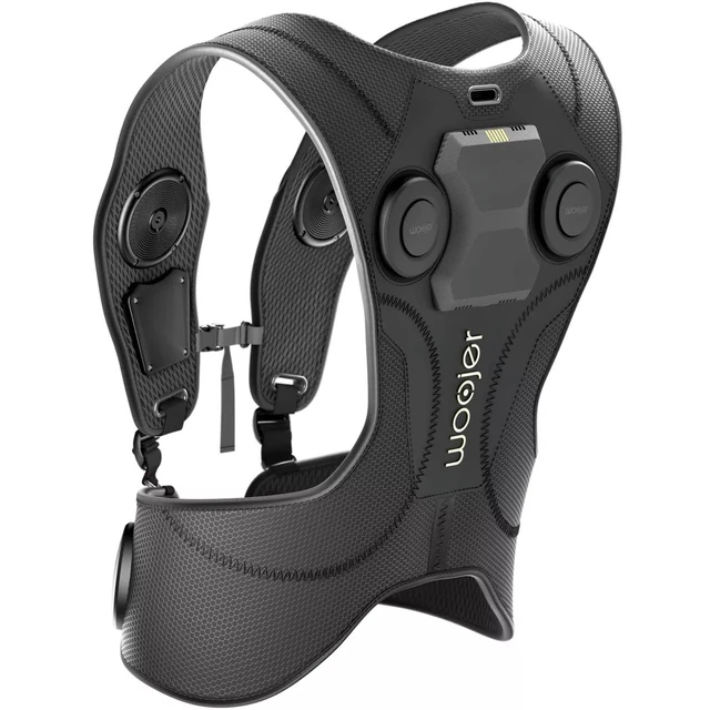 Alt view image 3 of 6 - Woojer Haptic Vest 3 For Games, Music, Movies, VR & Wellness WJRV3-101, Black