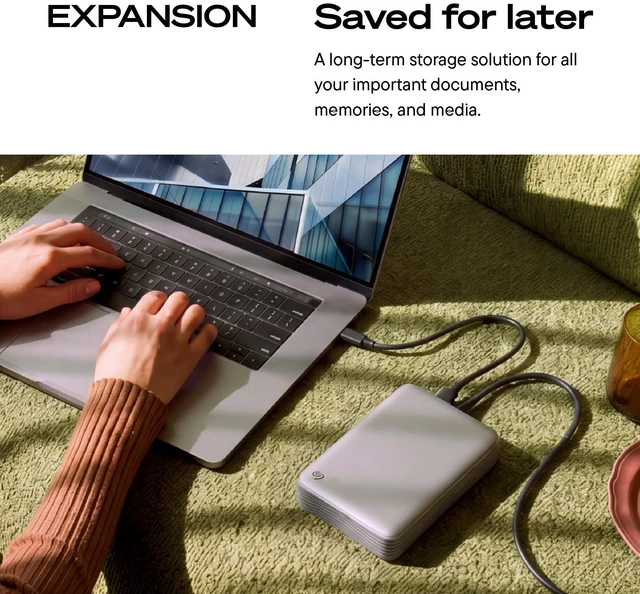 Alt view image 3 of 6 - Seagate Expansion 8 TB Desktop Hard Drive - 3.5" External - USB 3.0