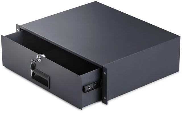 Main image of 3U LOCKABLE SERVER RACKMOUNT DRAWER ORGANIZES TOOLS SPARE PARTS AND SUPPLIES - L