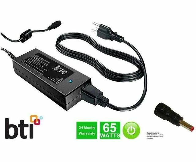 Alt view image 2 of 2 - BTI 492-BDBZ-BTI 19V 65W AC ADAPTER DELL INSPIRON 14 3000 (3480), 14 3000 (3481), 14 3000 (3490), 14 3000 (3493), 14 5000 (5400) 2-in-1, 14 5000 (5401) - Compatible OEM: 0X8W1, 492-BDBZ Model: DELL IN