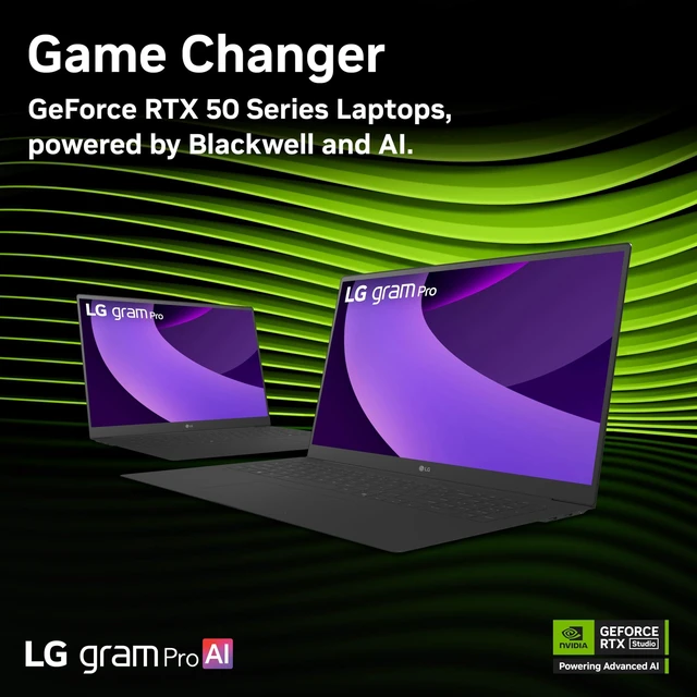 Alt view image 13 of 14 - LG gram Pro 17Z90TR-E.AAB4U1 17" Notebook - WQXGA - 144 Hz - Intel Core Ultra 7 255H - Intel Evo Platform - 16 GB - 1 TB SSD - Deep Black - Intel Chip - 2560 x 1600 - Windows 11 Home - NVIDIA RTX