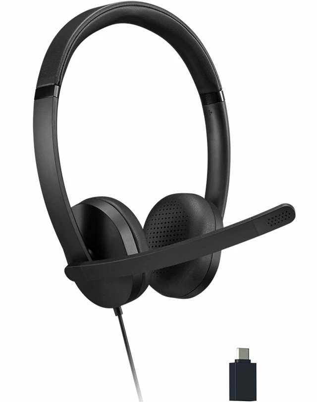 Alt view image 4 of 7 - Lenovo 115 USB-A / USB-C Wired Stereo Headset GXD1R27243
