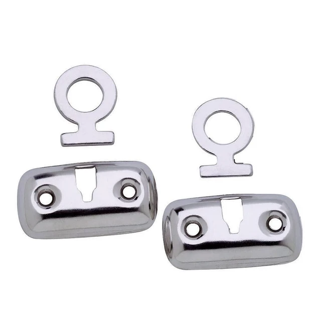 Alt view image 5 of 5 - Attwood Mooring Fender Lock Kit - Stainless Steel Pair