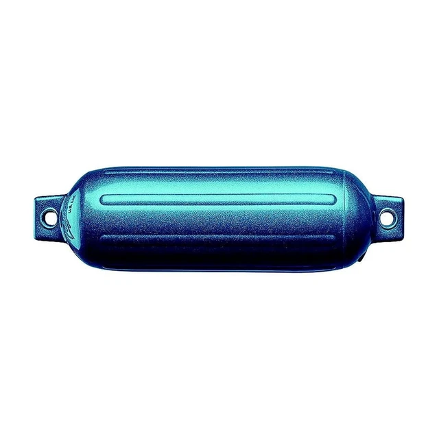 Alt view image 6 of 6 - Polyform G-6 Twin Eye Fender 11" x 30" - Metallic Blue