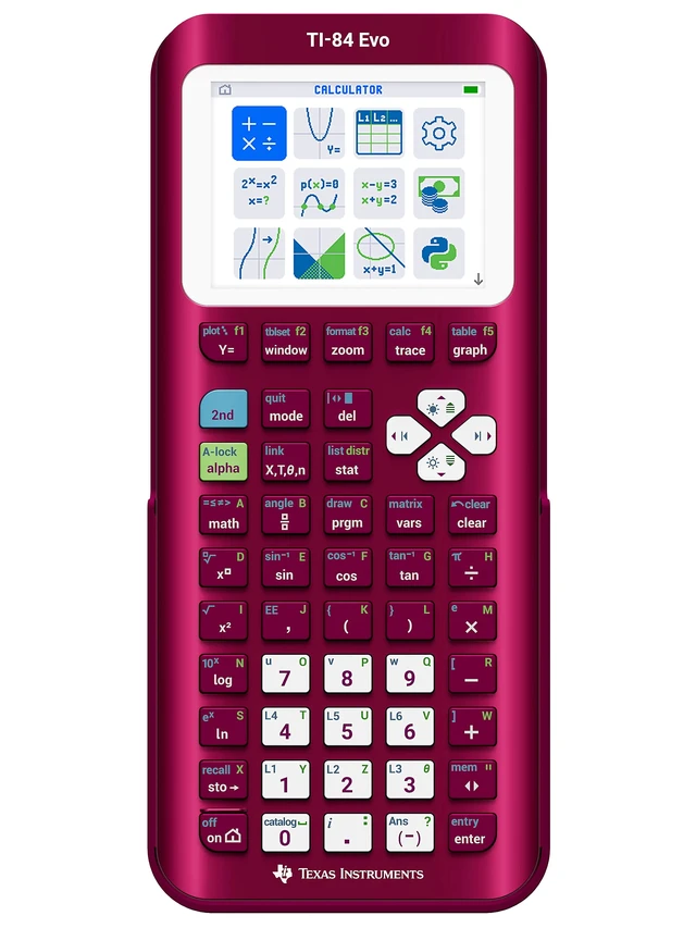 Alt view image 7 of 8 - Texas Instruments Graphing Calculator 84EVOFC1L1A8