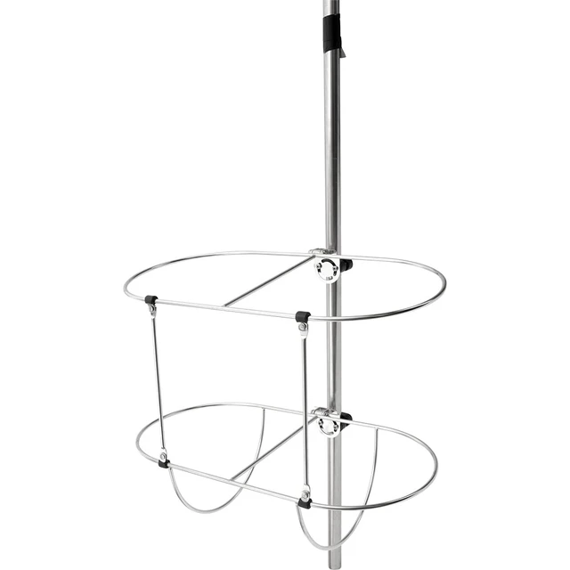 Alt view image 5 of 5 - Sea-Dog Rail Mount Stainless Steel Fender Holder Dual - 9.5"