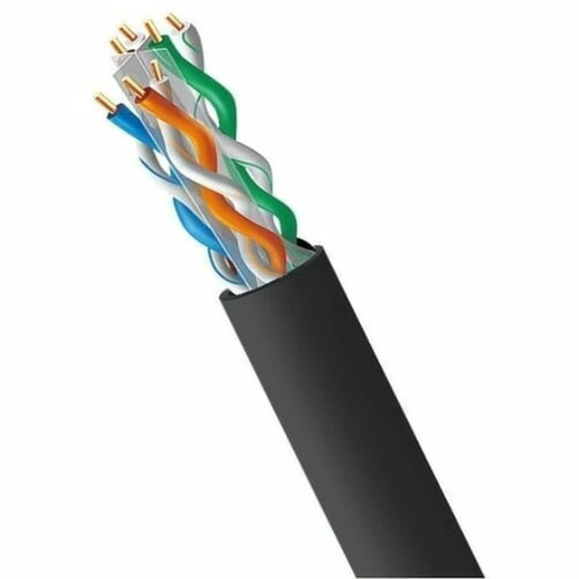 Alt view image 2 of 2 - 4XEM Cat 6A 1000ft 305 m Riser Bulk cable Black 4XCAT6A1000RBK