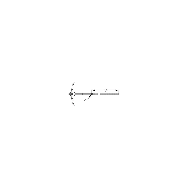 Alt view image 3 of 3 - Sea-Dog 3lb Economy Folding Anchor Kit